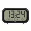 Despertador de cuarzo TFA Dostmann 60.2052.01 negro alarma extraluida pantalla grande
