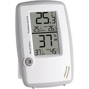 Termohigrómetro TFA Dostmann 30.5015 – monitor de temperatura y humedad interior con zona de confort