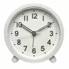 Despertador de cuarzo TFA Dostmann 60.1043.02 blanco con segundero continuo