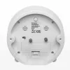 Despertador de cuarzo TFA Dostmann 60.1043.02 blanco con segundero continuo