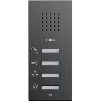 Portero automático de superficie Gira Anthracite 125028