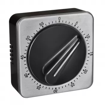 Reloj de cocina mecánico TFA Dostmann negro 38.1043.01