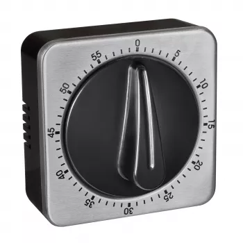 Reloj de cocina mecánico TFA Dostmann negro 38.1043.01