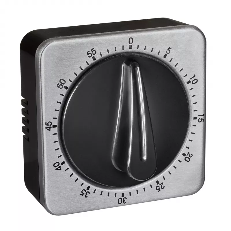 Reloj de cocina mecánico TFA Dostmann negro 38.1043.01
