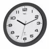 Reloj de pared inalámbrico TFA Dostmann 60.3554.10 320 mm antracita con segundero continuo