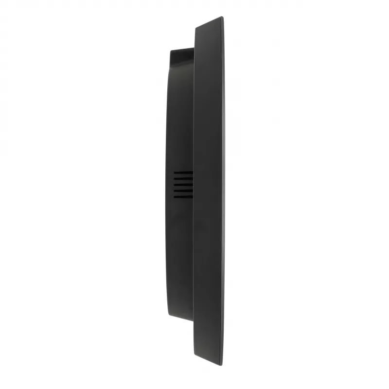 Reloj de pared inalámbrico TFA Dostmann 60.3554.10 320 mm antracita con segundero continuo