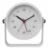 Despertador de cuarzo TFA Dostmann 60.1042.02 blanco con segundero continuo