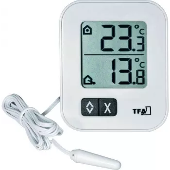 TFA Dostmann 30.1043.02 Termohigrómetro digital blanco