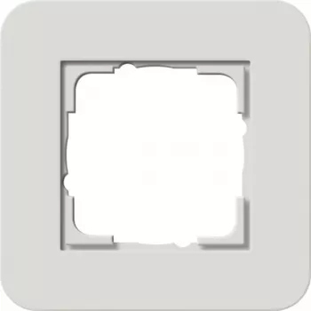 Gira System 55 Marco embellecedor, 1 elemento, gris claro/antracita 0211421