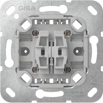 Gira Mecanismo de interruptor basculante / conmutador sin tapa central 386900