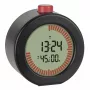 TFA Dostmann 60.2569.01 Despertador radiocontrolado, pantalla grande, temporizador, negro/rojo