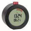 TFA Dostmann 60.2569.01 Despertador radiocontrolado, pantalla grande, temporizador, negro/rojo