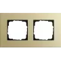 Gira marco embellecedor 2 elementos oro claro System 55 0212217