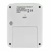 TFA Dostmann Despertador radiofónico 60.1511.02 blanco con manecillas luminosas