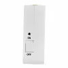 TFA Dostmann Despertador radiofónico 60.1511.02 blanco con manecillas luminosas