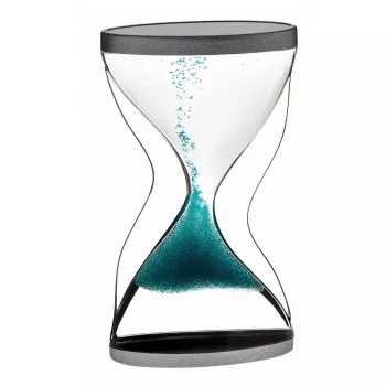 TFA Dostmann Reloj de arena temporizador 15 minutos verde mecánico 18.6008.04