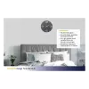 TFA Dostmann Reloj de pared radiofónico de diseño Contour, negro/blanco (60.3536.10)