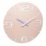 TFA Dostmann Reloj de pared radiofónico de diseño Contour, rosa antiguo/blanco (60.3536.16)
