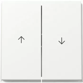 GIRA Tapa basculante 329466 doble flecha TX_44 blanco puro