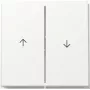 GIRA Tapa basculante 329466 doble flecha TX_44 blanco puro