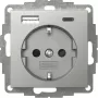 Gira Toma de corriente SCHUKO con cargador USB Type-A/C 2459600