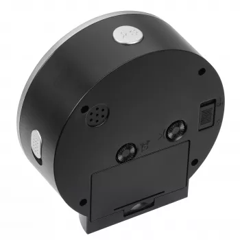 TFA Dostmann 60.1034.01 Despertador de cuarzo negro