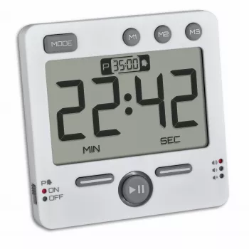TFA Dostmann 99HOURS Temporizador digital blanco 38.2049.02