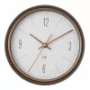 TFA Dostmann 60.3547.10 Reloj de pared inalámbrico 22,3 cm gris cobre