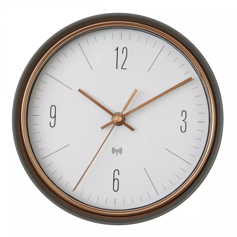 TFA Dostmann 60.3547.10 Reloj de pared inalámbrico 22,3 cm gris cobre