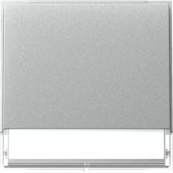 Gira TX_44 Tecla de aluminio para pulsador, montaje empotrado 329965