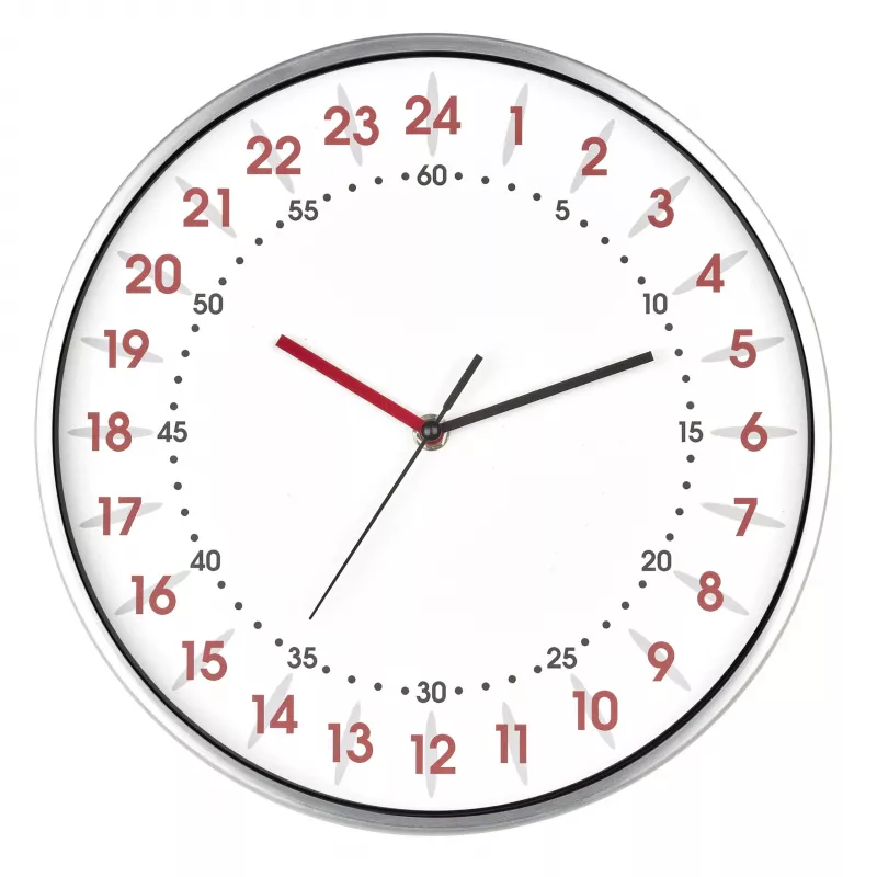 TFA Dostmann 60.3069.02 Reloj de pared de cuarzo 304 mm x 48 mm aluminio