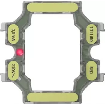 GIRA Elemento de iluminación LED T1 rojo 0,5 mA 230V AC 3791011