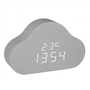 TFA Dostmann 60.2040.15 Despertador infantil de cuarzo gris
