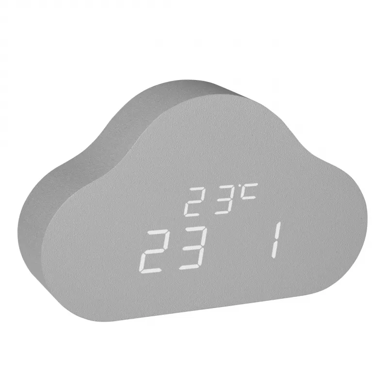 TFA Dostmann 60.2040.15 Despertador infantil de cuarzo gris