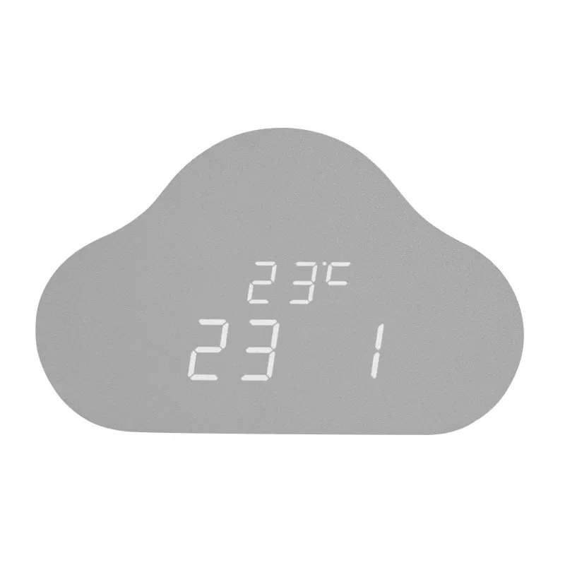 TFA Dostmann 60.2040.15 Despertador infantil de cuarzo gris