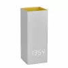 TFA Dostmann 60.2041.15 Reloj de mesa de cuarzo gris amarillo