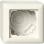 Gira Carcasa de superficie 1 elemento con marco, Standard 55, blanco crema 106101