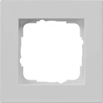 Gira System 55 Marco embellecedor 1 elemento plano gris 0211375