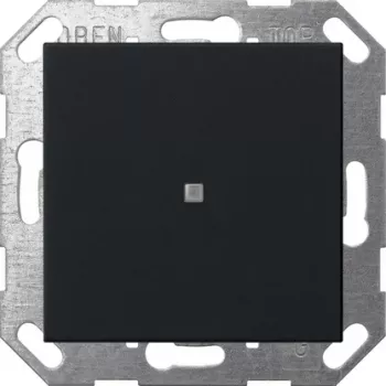 Gira KNX Tecla 1 elemento, negro mate 5171005