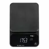 TFA Dostmann COOKIE Báscula de cocina digital, capacidad 5 kg, precisión 1 g, con bol de medición, negra 50.2009.01