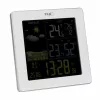 TFA SUN 2 Estación meteorológica radiocontrolada con previsión de 12-24 horas, temperatura y humedad interior/exterior, presión atmosférica, fase lunar, horas de salida/puesta del sol, reloj radiocontrolado DCF-77 y 1 sensor exterior 35.1174.02