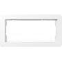 Gira System 55 Marco embellecedor 2 elementos blanco puro (RAL 9010) 1002150