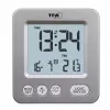 TFA Dostmann COSY Despertador radiocontrolado plateado 60.2567.54