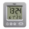 TFA Dostmann COSY Despertador radiocontrolado plateado 60.2567.54