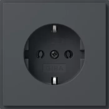 Gira TX_44 Mecanismo de toma de corriente SCHUKO, antracita 418867