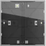 Gira pulsador 4 Comfort 1 toma OneKNX pulsador KNX con pantalla, antracita 534100