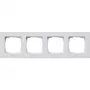 Gira Marco embellecedor 4 elementos blanco puro brillante 0214295