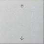 Gira 536126 Tecla para sensor táctil aluminio con símbolos de flecha
