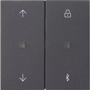 Gira System 3000 Temporizador para persianas y toldos Bluetooth antracita 536728