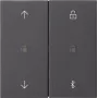 Gira System 3000 Temporizador para persianas y toldos Bluetooth antracita 536728